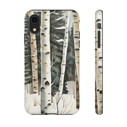 Winter Aspen Trunks - Impact Resistant Phone Case